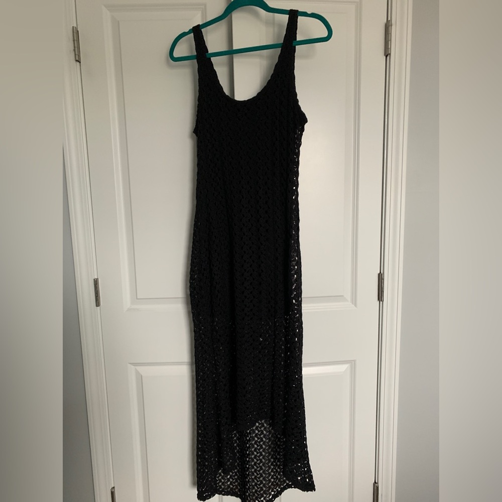 NWOT Black crocheted Spring or Summer dress